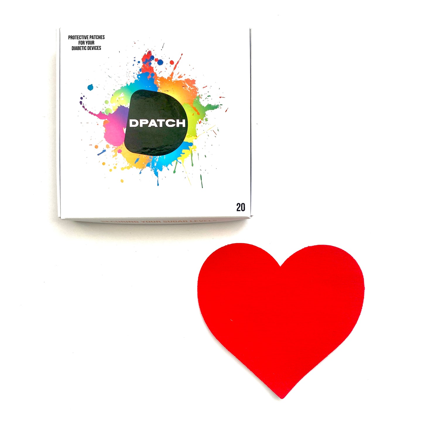 Freestyle Libre Cotton Sample Patch - Circle/Heart/D Shape