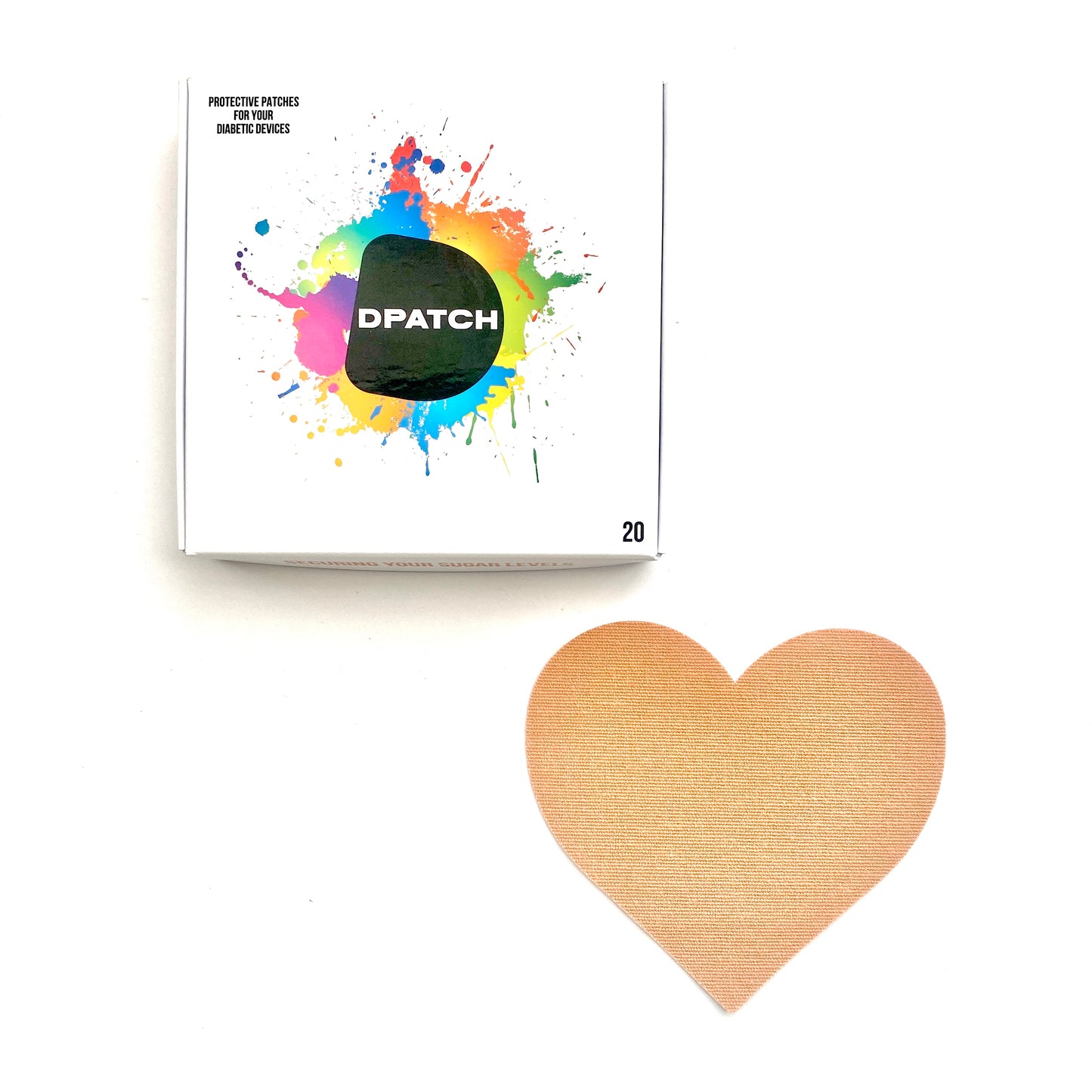 Freestyle Libre Cotton Sample Patch - Circle/Heart/D Shape
