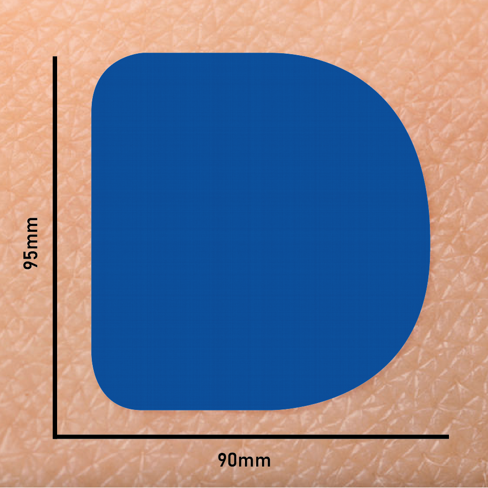 D Patch Blue D Shape MiaoMiao 2 CGM Patch