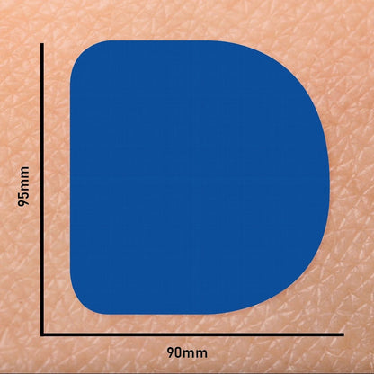 D Patch Blue D Shape Dexcom G6 Cover Up CGM Patches