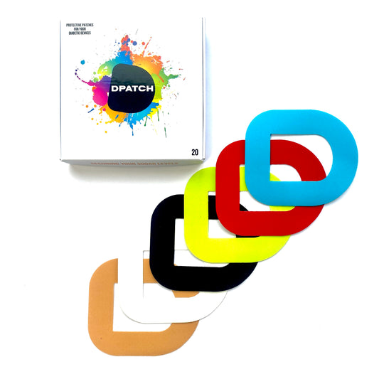 Omnipod smooth adhesive pod patch choose your colours