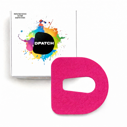 Dexcom G6 Sensor Patch – Water-Resistant Adhesive Sensor Cover | Cotton, Single Colour (Cut-Out Oval) – D Patch