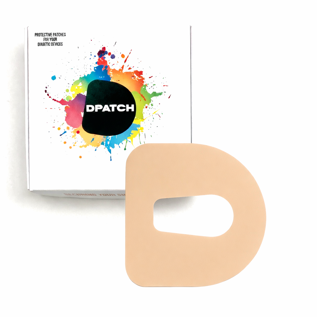 Dexcom G6 smooth cut-out oval CGM sensor patch single colour