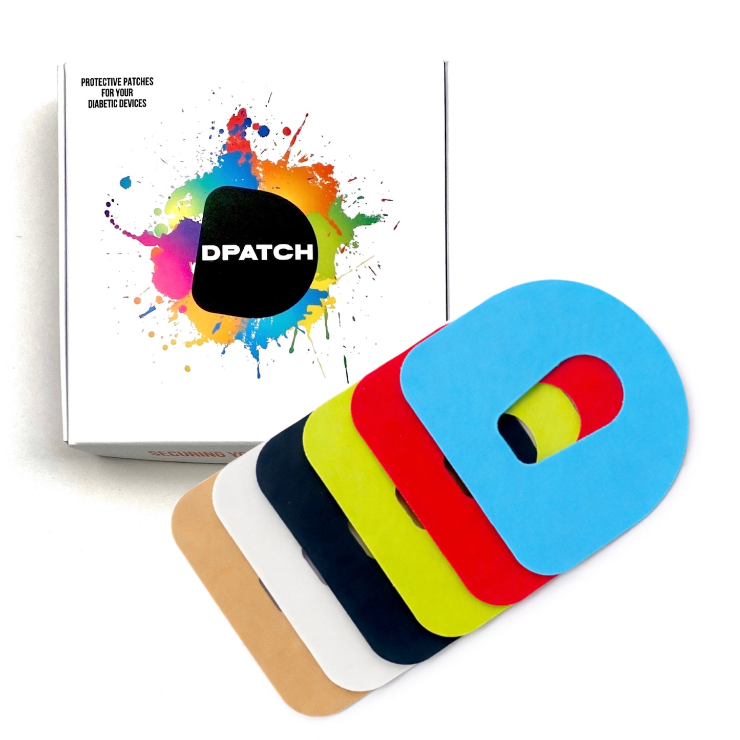 Dexcom G6 Sensor Patch – Water-Resistant Adhesive Sensor Cover | Smooth, Single Colour – D Patch