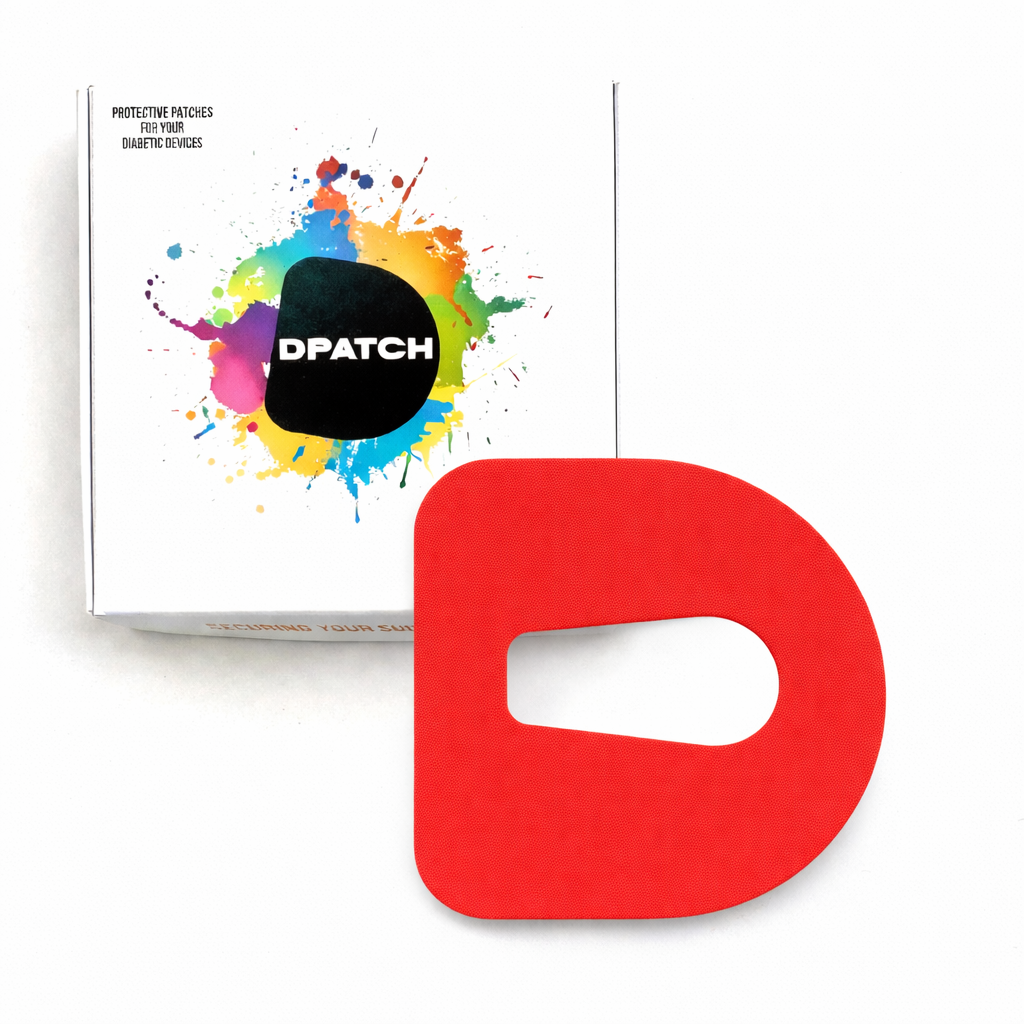 Dexcom G6 smooth cut-out oval CGM sensor patch single colour