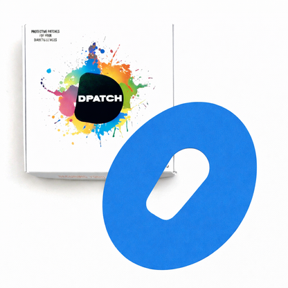 Dexcom G6 smooth cut-out oval CGM sensor patch single colour