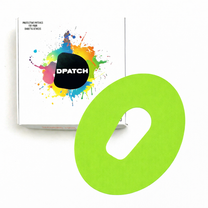 Dexcom G6 smooth cut-out oval CGM sensor patch single colour