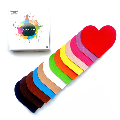D Patch - CUSTOMISE YOUR PACK - Dexcom G7 CGM Patches Heart Shape [Cotton Material]