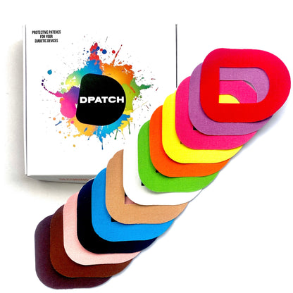 Omnipod smooth adhesive pod patch choose your colours