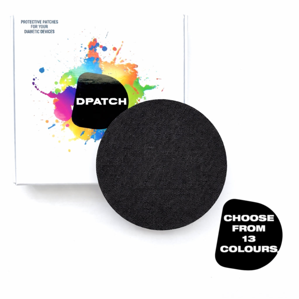 Freestyle Libre waterproof cotton CGM sensor patch single colour
