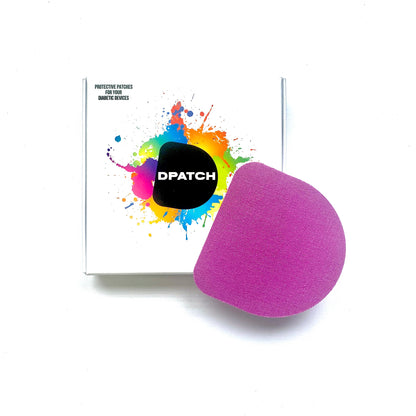 Freestyle Libre 2 Sensor Patch – Water Resistant Adhesive Sensor Cover | Cotton, Single Colour – D Patch