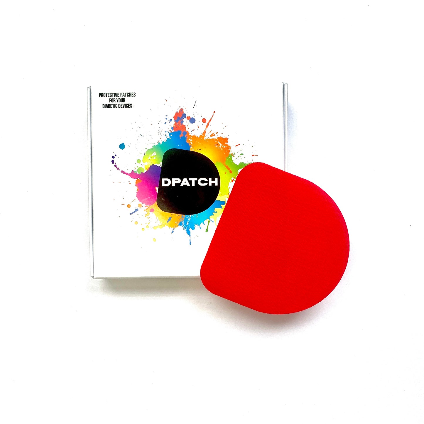 Freestyle Libre 2 Sensor Patch – Water Resistant Adhesive Sensor Cover | Cotton, Single Colour – D Patch