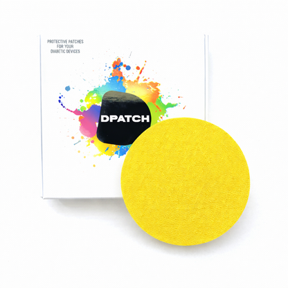 Freestyle Libre 2 Sensor Patch – Water Resistant Adhesive Sensor Cover | Cotton, Single Colour – D Patch