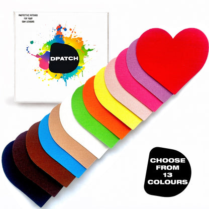 Freestyle Libre 3 Cotton Patch – HEART Breathable CGM Cover | Custom Colours | Soft & Comfortable | D Patch