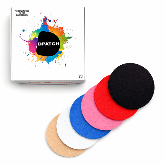 Guardian Sensor Patch – Water-Resistant Adhesive Sensor Cover | Cotton, Assorted Colours – D Patch