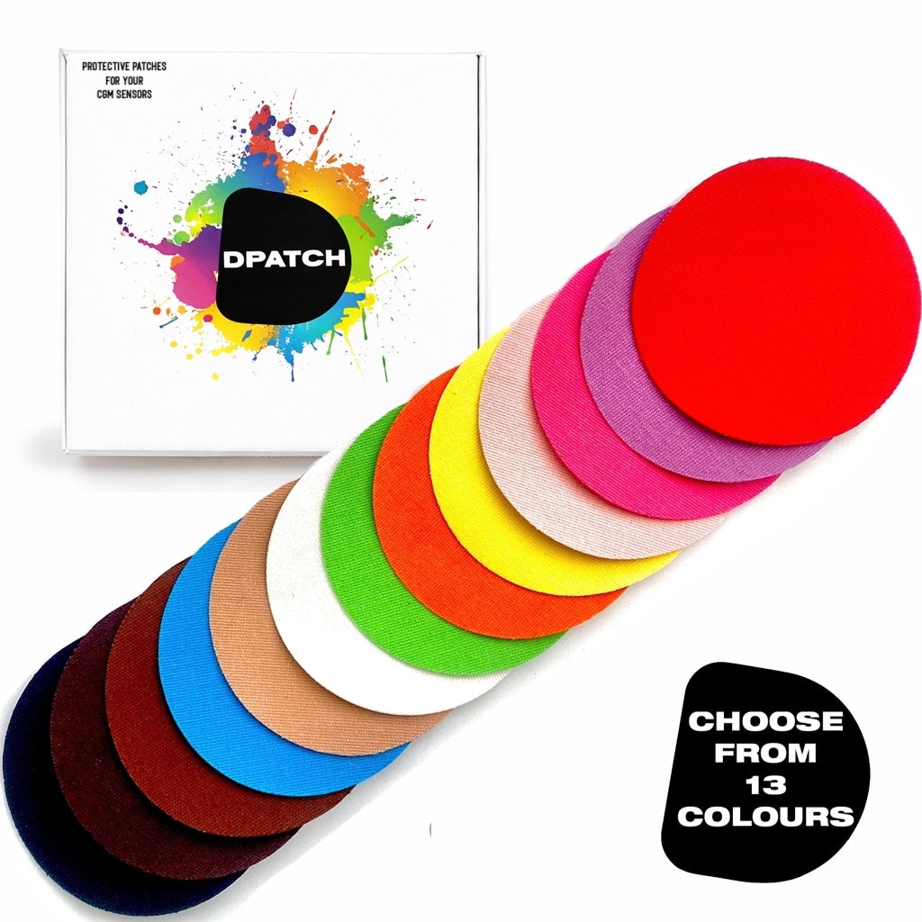 Guardian Sensor Patch – Water-Resistant Adhesive Sensor Cover | Cotton, Choose Your Colours – D Patch