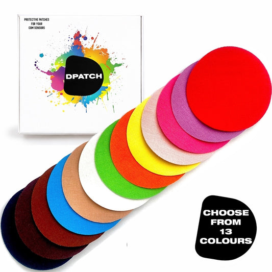 Guardian Sensor Patch – Water-Resistant Adhesive Sensor Cover | Cotton, Choose Your Colours – D Patch