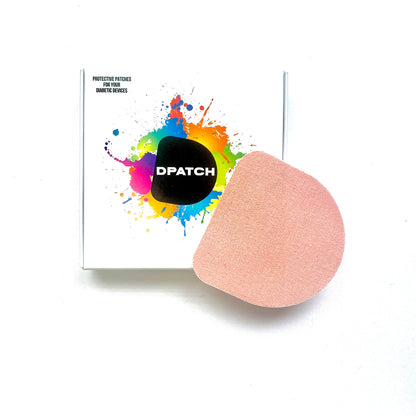 Guardian Sensor Patch – Water-Resistant Adhesive Sensor Cover | Cotton, Assorted Colours – D Patch