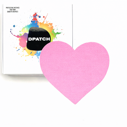 Guardian CGM cotton heart patch water resistant adhesive