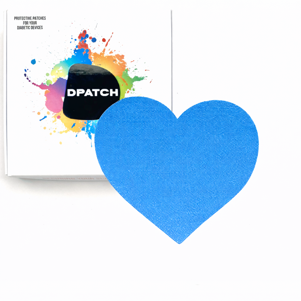 Guardian heart-shaped sensor patch packaging single colour