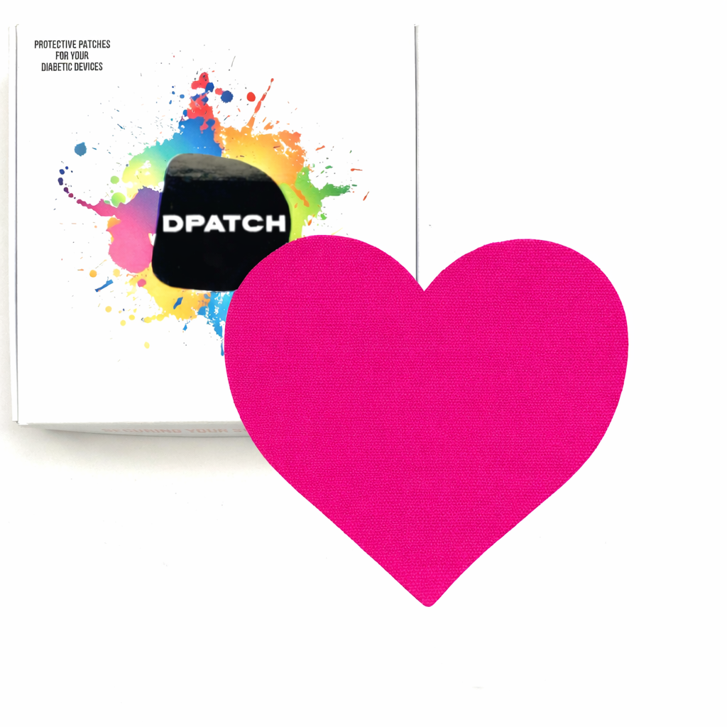 Guardian CGM cotton heart patch water resistant adhesive