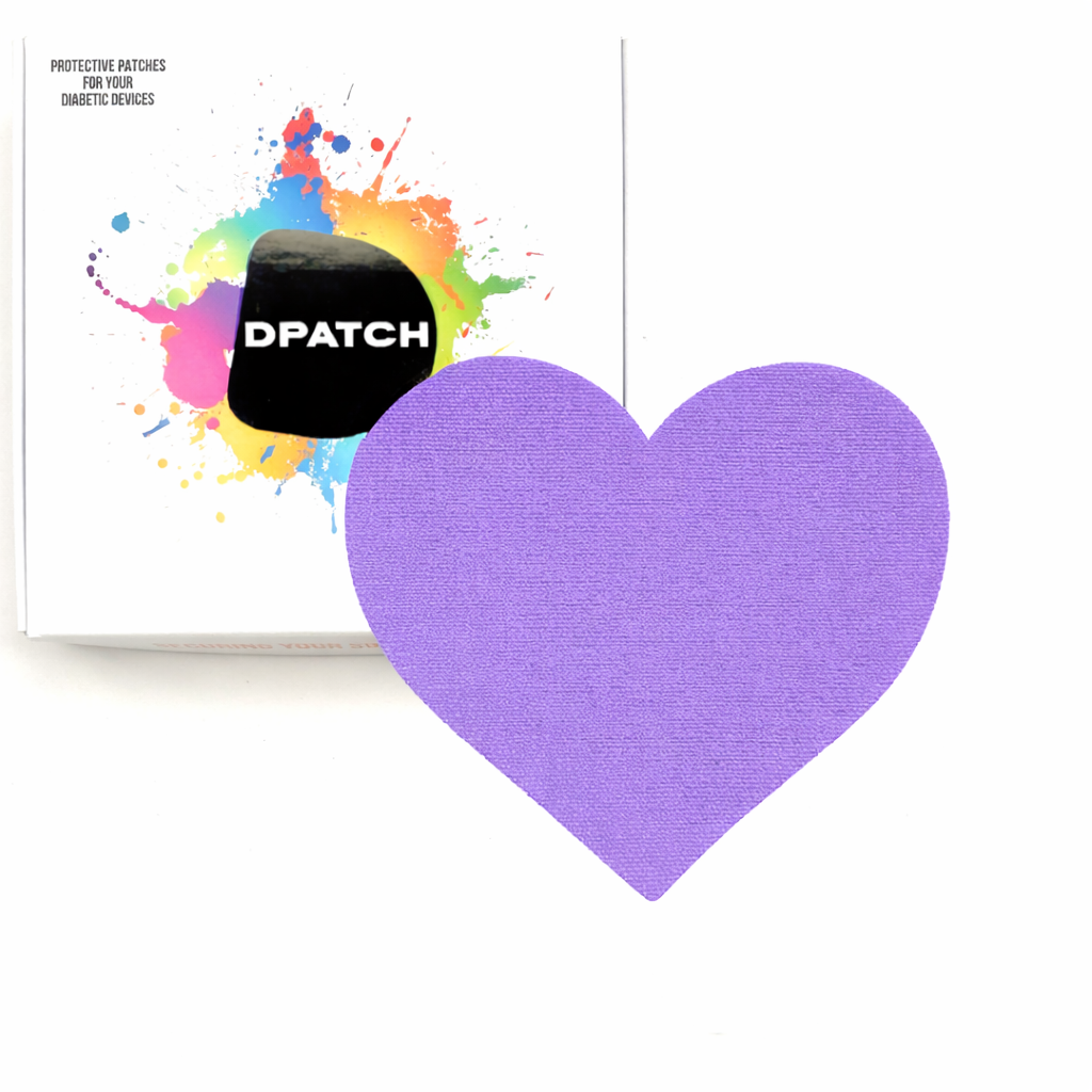 Guardian CGM cotton heart patch water resistant adhesive