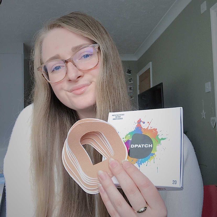 Omnipod adhesive pod patch water-resistant smooth