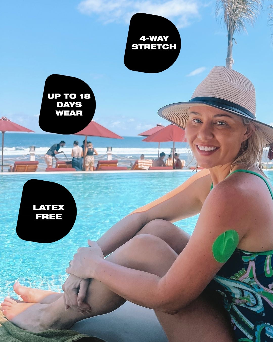 Omnipod smooth adhesive pod patch single colour