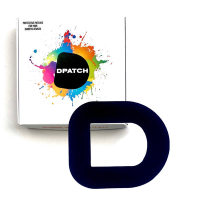 Omnipod Patch – Water-Resistant Adhesive Pod Cover | Cotton, Single Colour – D Patch