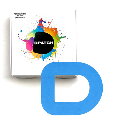 Omnipod Patch – Water-Resistant Adhesive Pod Cover | Cotton, Single Colour – D Patch