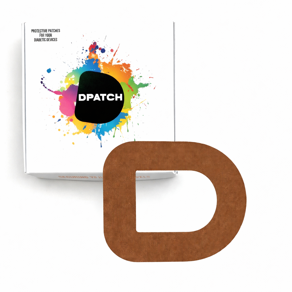 Omnipod Patch – Water-Resistant Adhesive Pod Cover | Cotton, Single Colour – D Patch