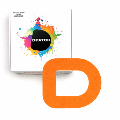 Omnipod Patch – Water-Resistant Adhesive Pod Cover | Cotton, Single Colour – D Patch