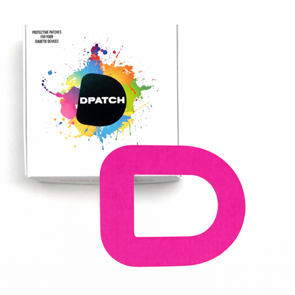 Omnipod Patch – Water-Resistant Adhesive Pod Cover | Cotton, Single Colour – D Patch