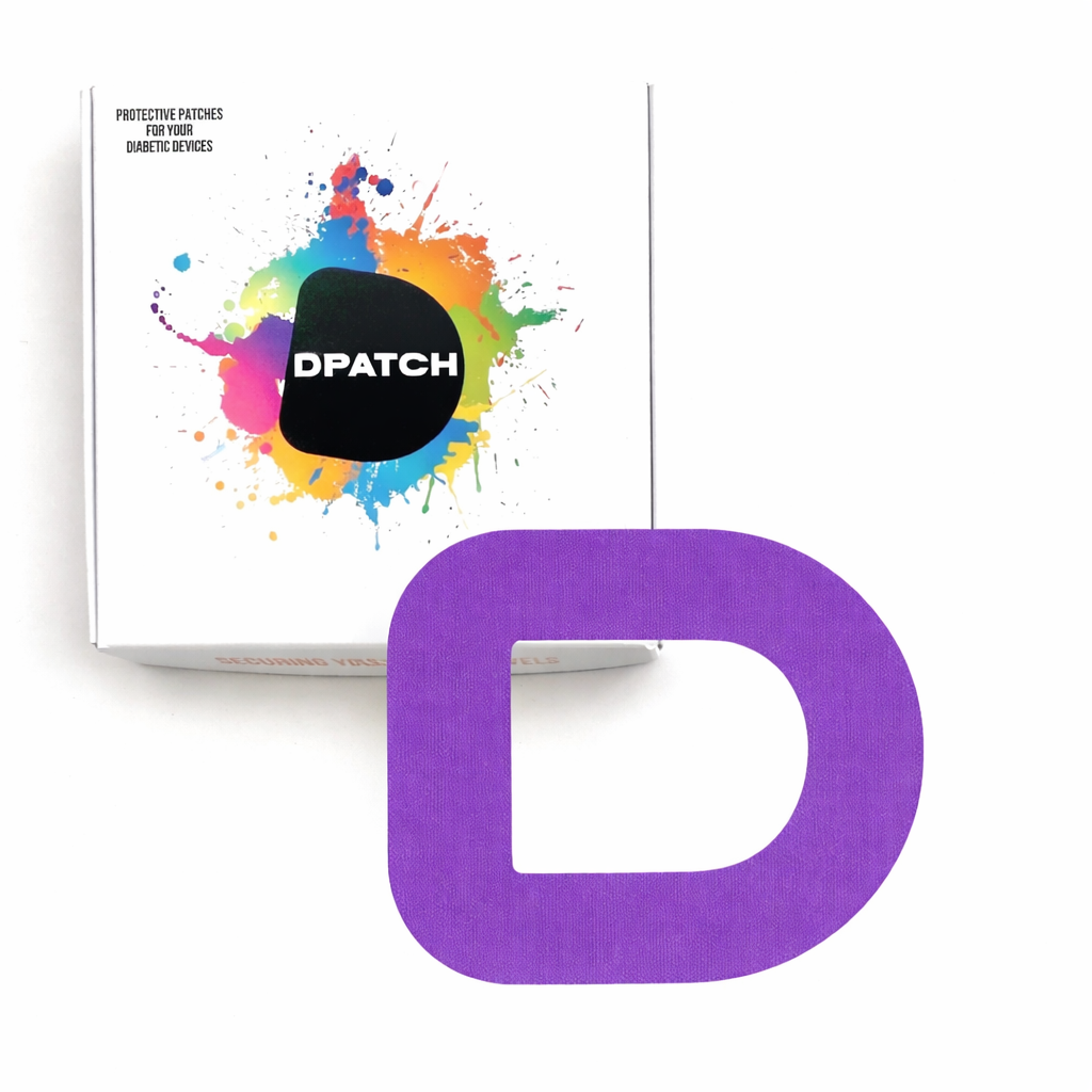 Omnipod Patch – Water-Resistant Adhesive Pod Cover | Cotton, Single Colour – D Patch