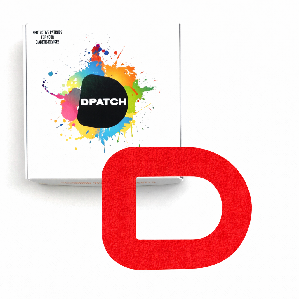 Omnipod Patch – Water-Resistant Adhesive Pod Cover | Cotton, Single Colour – D Patch