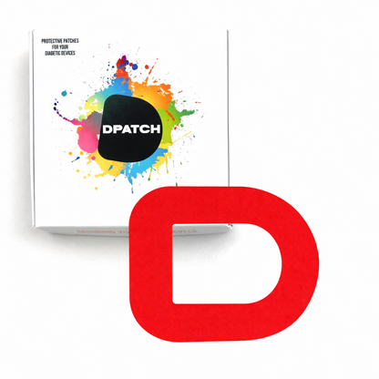 Omnipod Patch – Water-Resistant Adhesive Pod Cover | Cotton, Single Colour – D Patch