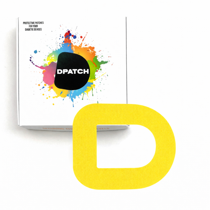 Omnipod Patch – Water-Resistant Adhesive Pod Cover | Cotton, Single Colour – D Patch